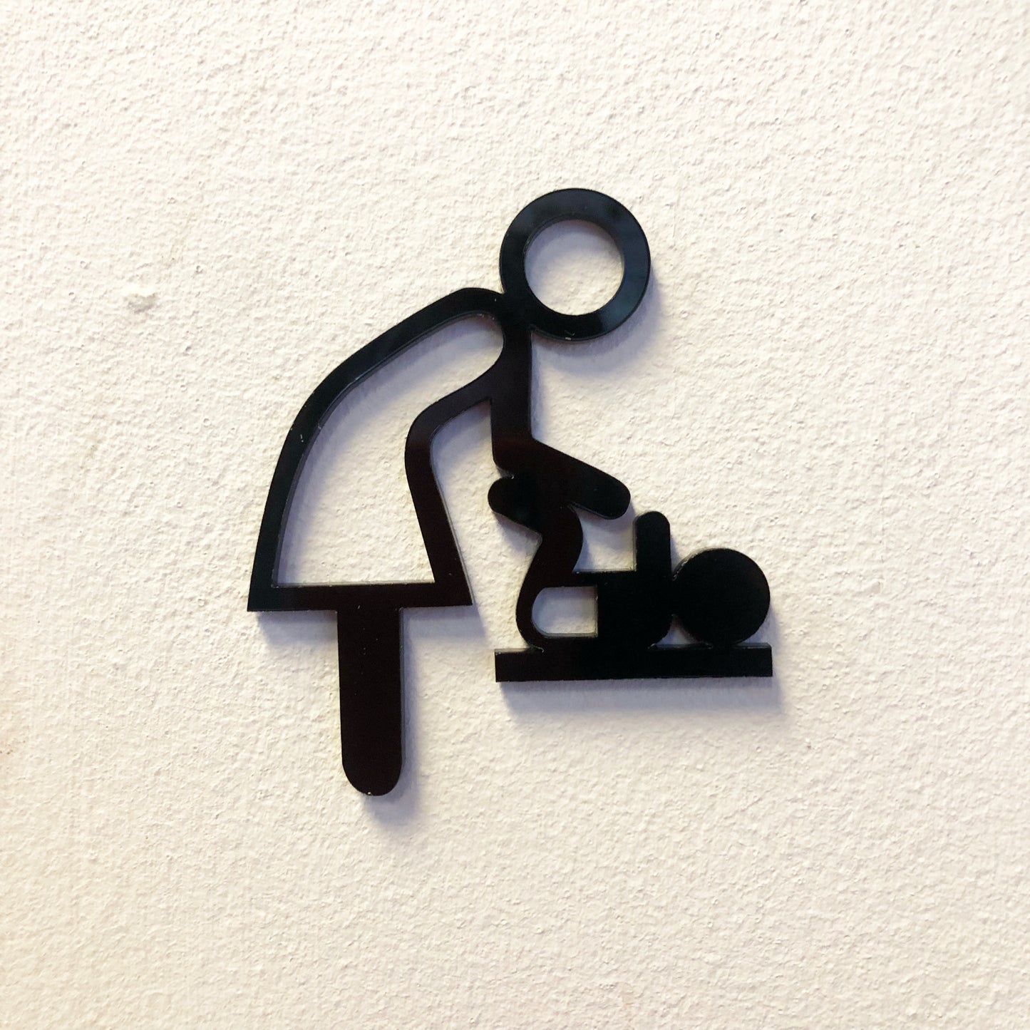 Baby Changing Room Door Sign