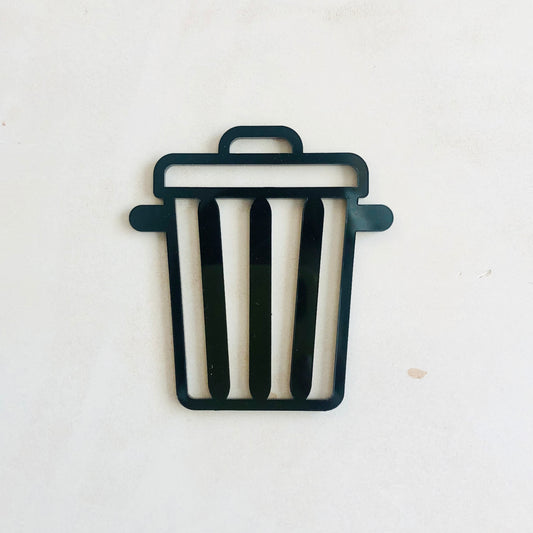 Rubbish Bin Door Sign